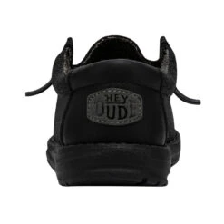 Wally Youth Basic - Black -Hey Dude Store 40041 001 WALLY YOUTH BASIC BLACK LEFT 5