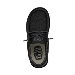 Wally Youth Basic - Black -Hey Dude Store 40041 001 WALLY YOUTH BASIC BLACK LEFT 6