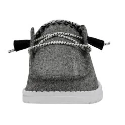 Wendy Chambray Woven - Onyx -Hey Dude Store 40059 09U WENDY CHAMBRAY WOVEN ONYX LEFT 4