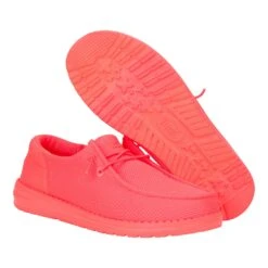 Wendy Funk Mono - Fiery Coral -Hey Dude Store 40065 79C WENDYFUNKMONO FIERYCORAL PAIR BOTTOM 1