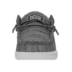 Wally Toddler Blend Linen - Stone -Hey Dude Store 40160 270 WALLYTODDLERBLENDLINEN STONE LEFTFRONT