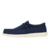 Wally Canvas - Navy 2 Wally Canvas - Navy -Hey Dude Store 40375 410 WALLYCANVAS NAVY LEFT SIDE conversion1