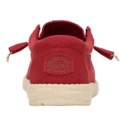 Wally Canvas - Chili -Hey Dude Store 40375 660 WALLYCANVAS CHILI BACK conversion1