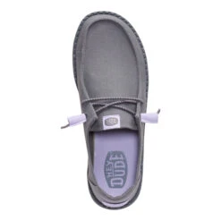 Wendy Canvas - Dark Grey -Hey Dude Store 40386 029 WENDYCANVAS DARKGREY TOP conversion1 caf4d6d5 bd61 4544 bc09 21ca17c4bb86