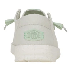 Wendy Canvas - Grey -Hey Dude Store 40386 030 WENDYCANVAS GREY BACK conversion1