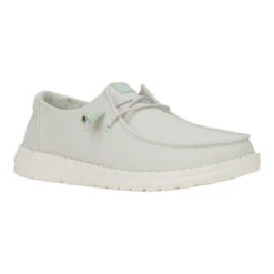 Wendy Canvas - Grey -Hey Dude Store 40386 030 WENDYCANVAS GREY RIGHT 3QTR conversion1