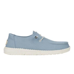 Wendy Canvas - Dusty Blue -Hey Dude Store 40386 49R WENDYCANVAS DUSTYBLUE RIGHT SIDE conversion1