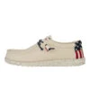 Wally Americana - Off White 2 Wally Americana - Off White -Hey Dude Store 40687 1LB WALLY AMERICANA OFF WHITE LEFT SIDE conversion1