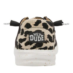 Wendy Leopard - Black/Leopard 11 Wendy Leopard - Black/Leopard -Hey Dude Store 40735 0CU WENDY LEOPARD BLACK LEOPARD LEFT BACK conversion1