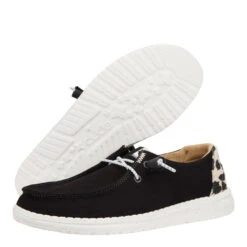 Wendy Leopard - Black/Leopard 10 Wendy Leopard - Black/Leopard -Hey Dude Store 40735 0CU WENDY LEOPARD BLACK LEOPARD PAIR BOTTOM conversion1