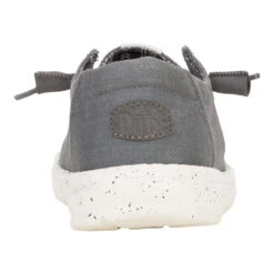 Wendy Stretch Canvas - Dark Grey 14 Wendy Stretch Canvas - Dark Grey -Hey Dude Store 40902 029 WENDYSTRETCHCANVAS DARKGREY BACK conversion1