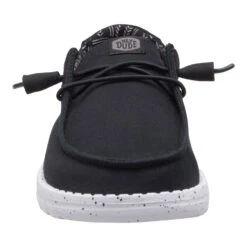 Wendy Stretch Canvas - Black Odyssey -Hey Dude Store 40902 0YF WENDYSTRETCHCANVAS BLACKODYSSEY FRONT conversion1