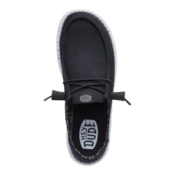 Wendy Stretch Canvas - Black Odyssey -Hey Dude Store 40902 0YF WENDYSTRETCHCANVAS BLACKODYSSEY TOP conversion1