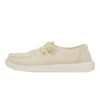Wendy Stretch Canvas - Off White 2 Wendy Stretch Canvas - Off White -Hey Dude Store 40902 1LB WENDY CANVAS OFF WHITE LEFT SIDE