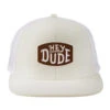Trucker Cap - Cream 2 Trucker Cap - Cream -Hey Dude Store 41004 13R TruckerHat Cream Front