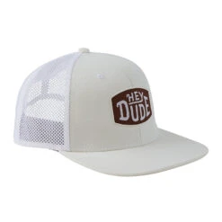 Trucker Cap - Cream -Hey Dude Store 41004 13R TruckerHat Cream Side