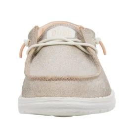 Wendy Metallic Sparkle - Rose Gold -Hey Dude Store 41082 7D9 WENDY METALLIC SPARKLE ROSE GOLD LEFT FRONT conversion1