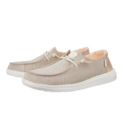 Wendy Metallic Sparkle - Rose Gold -Hey Dude Store 41082 7D9 WENDY METALLIC SPARKLE ROSE GOLD PAIR SIDE conversion1