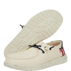 Wendy Americana - Off White -Hey Dude Store 41096 1LB WENDY AMERICANA OFF WHITE PAIR BOTTOM conversion1
