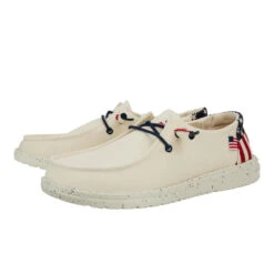 Wendy Americana - Off White -Hey Dude Store 41096 1LB WENDY AMERICANA OFF WHITE PAIR SIDE conversion1