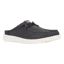 Wendy Slip Classic - Black -Hey Dude Store 41269 001 WENDYSLIPCLASSIC BLACK RIGHT 3QTR conversion1