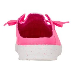 Wendy Slip Classic - Neon Pink -Hey Dude Store 41269 676 WENDYSLIPCLASSIC NEONPINK BACK