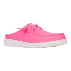 Wendy Slip Classic - Neon Pink -Hey Dude Store 41269 676 WENDYSLIPCLASSIC NEONPINK RIGHT 3QTR