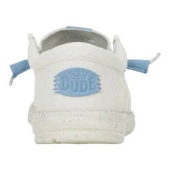 Wally Canvas Mono - Grey -Hey Dude Store 41327 030 WALLYCANVASMONO GREY BACK