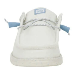 Wally Canvas Mono - Grey -Hey Dude Store 41327 030 WALLYCANVASMONO GREY FRONT