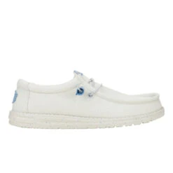 Wally Canvas Mono - Grey -Hey Dude Store 41327 030 WALLYCANVASMONO GREY RIGHT SIDE