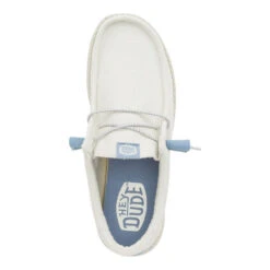 Wally Canvas Mono - Grey -Hey Dude Store 41327 030 WALLYCANVASMONO GREY TOP