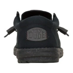 Wally Canvas Mono - Black/Clay 14 Wally Canvas Mono - Black/Clay -Hey Dude Store 41327 0S5 WALLYCANVASMONO BLACK CLAY BACK