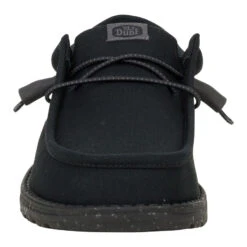 Wally Canvas Mono - Black/Clay 13 Wally Canvas Mono - Black/Clay -Hey Dude Store 41327 0S5 WALLYCANVASMONO BLACK CLAY FRONT