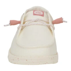 Wendy Canvas Mono - Egret 13 Wendy Canvas Mono - Egret -Hey Dude Store 41328 0LA WENDYCANVASMONO EGRET FRONT conversion1