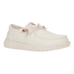 Wendy Canvas Mono - Egret 16 Wendy Canvas Mono - Egret -Hey Dude Store 41328 0LA WENDYCANVASMONO EGRET RIGHT 3QTR conversion1