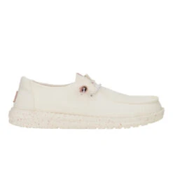 Wendy Canvas Mono - Egret 17 Wendy Canvas Mono - Egret -Hey Dude Store 41328 0LA WENDYCANVASMONO EGRET RIGHT SIDE conversion1