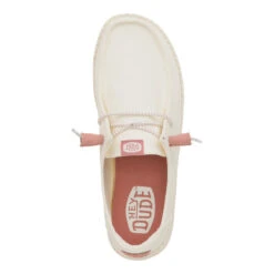 Wendy Canvas Mono - Egret 15 Wendy Canvas Mono - Egret -Hey Dude Store 41328 0LA WENDYCANVASMONO EGRET TOP conversion1