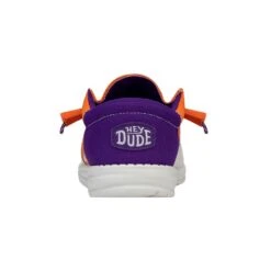 Men's Wally Tri Clemson - Clemson Orange/Purple -Hey Dude Store 41330 81E WALLYTRICLEMSON ORANGEPURPLE LEFTBACK 2