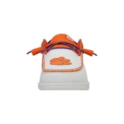 Men's Wally Tri Clemson - Clemson Orange/Purple -Hey Dude Store 41330 81E WALLYTRICLEMSON ORANGEPURPLE LEFTFRONT