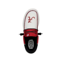 Men's Wally Tri Alabama Crimson Tide - Bama Crimson/White 15 Men's Wally Tri Alabama Crimson Tide - Bama Crimson/White -Hey Dude Store 41339 6XA WALLYTRIALABAMACRIMSONTIDE CRIMSONWHITE LEFTTOP 1