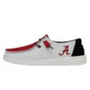 Wendy Alabama Crimson Tide - Bama Crimson/White -Hey Dude Store 41340 6XA WENDYALABAMACRIMSONTIDE CRIMSONWHITE LEFTSIDE
