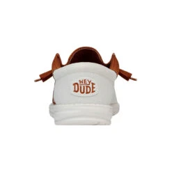 Men's Wally Tri Texas Longhorns - Burnt Orange -Hey Dude Store 41341 84M WALLYTRITEXASLONGHORNS BURNTORANGEWHITE LEFTBACK