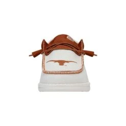 Men's Wally Tri Texas Longhorns - Burnt Orange -Hey Dude Store 41341 84M WALLYTRITEXASLONGHORNS BURNTORANGEWHITE LEFTFRONT