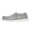 Wally Stretch Canvas Wide - Light Grey 1 Wally Stretch Canvas Wide - Light Grey -Hey Dude Store 41785 007 WallyStretchCanvasWide LightGrey LEFT SIDE conversion1 bba2879f 9dab 4232 b040 0a15aedf2a70