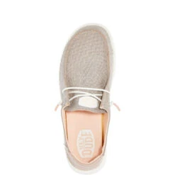 Wendy Metallic Sparkle Wide - Rose Gold -Hey Dude Store 41806 7D9 WENDY METALLIC SPARKLE ROSE GOLD LEFT TOP conversion1