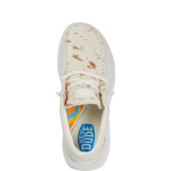 Wendy Comf Luxe - Ivory -Hey Dude Store 41865 105 WENDY X LUXE IVORY RIGHT TOP