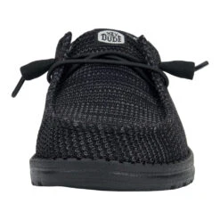 Wendy Stretch Sox Wide - Black/Black -Hey Dude Store 41878 060 WENDY STRETCH MESH BLACK BLACK LEFT FRONT 791c638b 4259 482d 9916 e818f543ba16