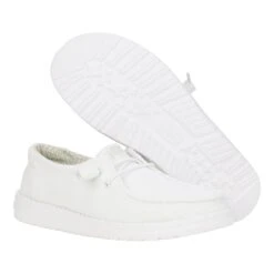 Wendy Stretch Sox - White -Hey Dude Store 41878 100 WENDYSTRETCHSOX WHITE PAIR BOTTOM 2