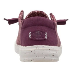 Wendy Stretch Sox - Burgundy -Hey Dude Store 41878 605 WENDYSTRETCHSOX BURGUNDY BACK conversion1