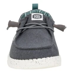 Wendy Chambray - Black -Hey Dude Store 41883 001 WENDYCHAMBRAY BLACK FRONT